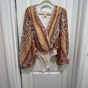 Boho bodysuit